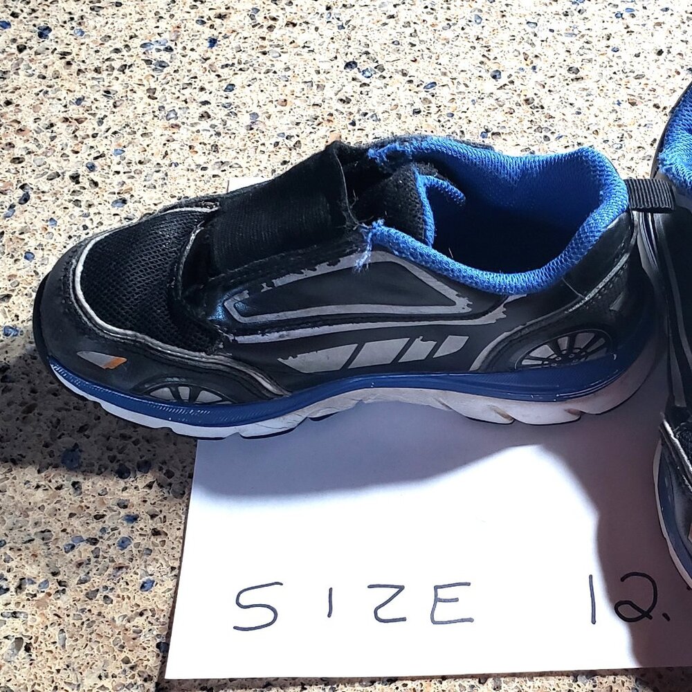 Size 12 - Stride Rite - Tennis Shoes - Blue police	VGUC